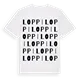 Loppi ordlek t-shirt