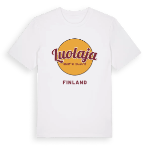 Luolaja cirkel t-shirt – ekologisk bomull t-shirt från Pinshirt