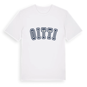 Oitti college t-shirt – ekologisk bomull t-shirt från Pinshirt