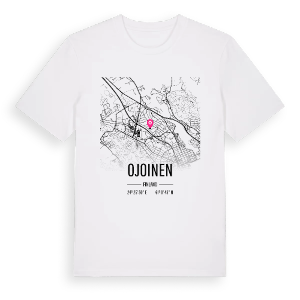 Ojoinen karta t-shirt – ekologisk bomull t-shirt från Pinshirt