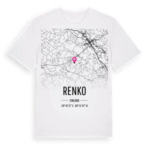 Renko karta t-shirt – ekologisk bomull t-shirt från Pinshirt