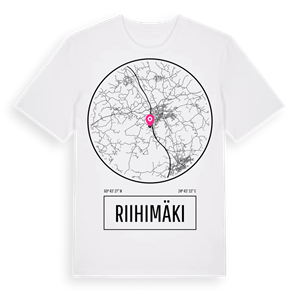 Riihimäki t-shirt – ekologisk bomull t-shirt från Pinshirt