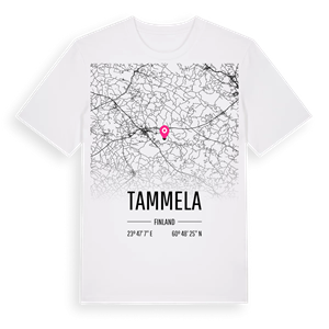 Tammela karta t-shirt – ekologisk bomull t-shirt från Pinshirt