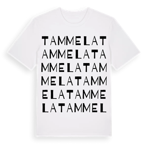 Tammela ordlek t-shirt – ekologisk bomull t-shirt från Pinshirt