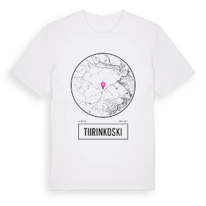 Tiirinkoski t-shirt – ekologisk bomull t-shirt från Pinshirt