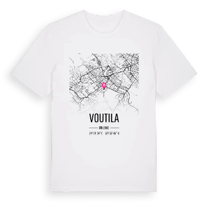 Voutila karta t-shirt – ekologisk bomull t-shirt från Pinshirt