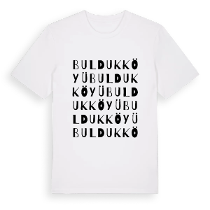 Bulduk Köyü ordlek t-shirt – ekologisk bomull t-shirt från Pinshirt