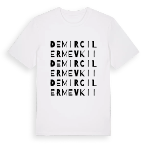 Demirciler Mevkii ordlek t-shirt – ekologisk bomull t-shirt från Pinshirt