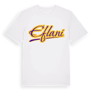 Eflani baseball t-shirt – ekologisk bomull t-shirt från Pinshirt