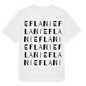Eflani ordlek t-shirt – ekologisk bomull t-shirt från Pinshirt