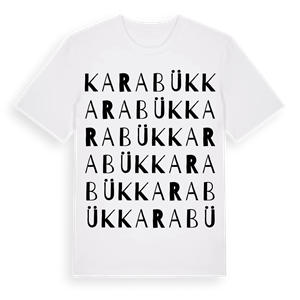 Karabük ordlek t-shirt – ekologisk bomull t-shirt från Pinshirt