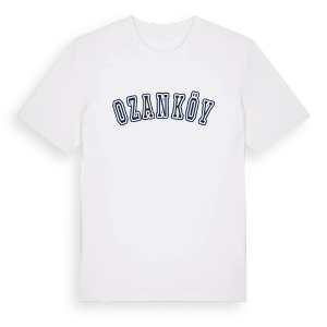 Ozanköy college t-shirt – ekologisk bomull t-shirt från Pinshirt