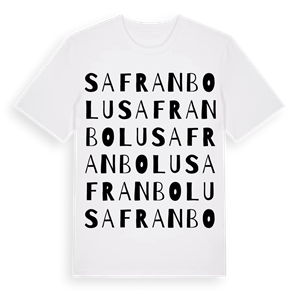 Safranbolu ordlek t-shirt – ekologisk bomull t-shirt från Pinshirt