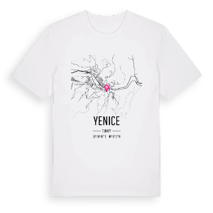 Yenice karta t-shirt – ekologisk bomull t-shirt från Pinshirt