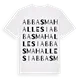 Abbas Mahallesi ordlek t-shirt