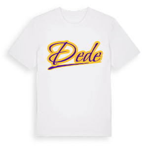 Dede baseball t-shirt – ekologisk bomull t-shirt från Pinshirt