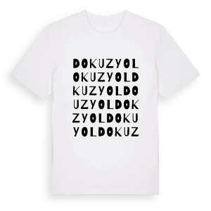 Dokuzyol ordlek t-shirt – ekologisk bomull t-shirt från Pinshirt