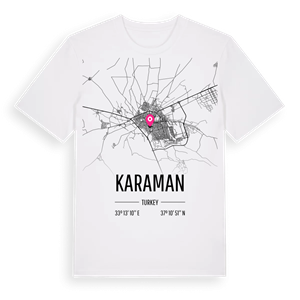 Karaman karta t-shirt – ekologisk bomull t-shirt från Pinshirt