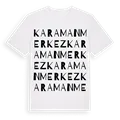 Karaman Merkez ordlek t-shirt