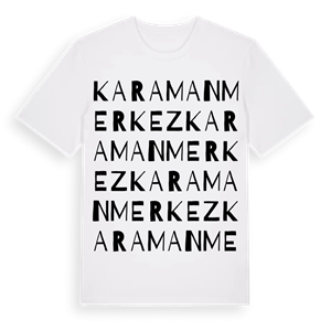 Karaman Merkez ordlek t-shirt – ekologisk bomull t-shirt från Pinshirt