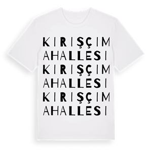 Kirişçi Mahallesi ordlek t-shirt – ekologisk bomull t-shirt från Pinshirt