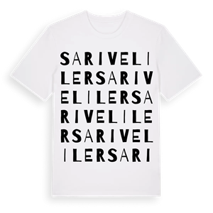 Sarıveliler ordlek t-shirt – ekologisk bomull t-shirt från Pinshirt