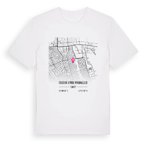 Tabduk Emre Mahallesi karta t-shirt – ekologisk bomull t-shirt från Pinshirt