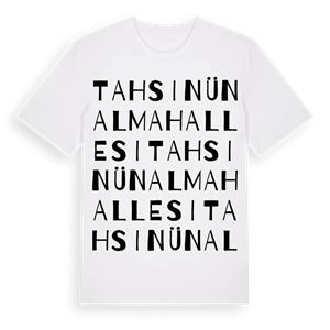 Tahsin Ünal Mahallesi ordlek t-shirt – ekologisk bomull t-shirt från Pinshirt