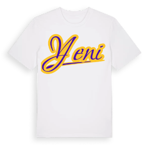 Yeni baseball t-shirt – ekologisk bomull t-shirt från Pinshirt