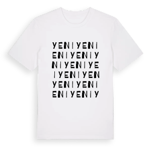 Yeni ordlek t-shirt – ekologisk bomull t-shirt från Pinshirt