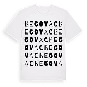 Begovac ordlek t-shirt – ekologisk bomull t-shirt från Pinshirt