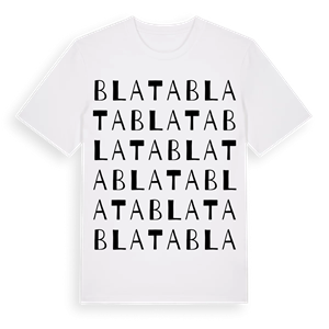Blata ordlek t-shirt – ekologisk bomull t-shirt från Pinshirt
