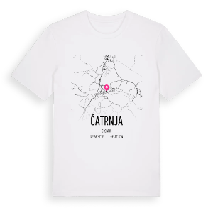 Čatrnja karta t-shirt – ekologisk bomull t-shirt från Pinshirt