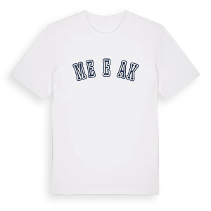 Međeđak college t-shirt – ekologisk bomull t-shirt från Pinshirt