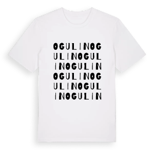Ogulin ordlek t-shirt – ekologisk bomull t-shirt från Pinshirt