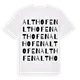 Althofen ordlek t-shirt