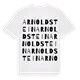 Arnoldstein ordlek t-shirt