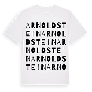 Arnoldstein ordlek t-shirt – ekologisk bomull t-shirt från Pinshirt