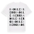 Bad Bleiberg ordlek t-shirt