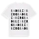 Bad Bleiberg ordlek t-shirt