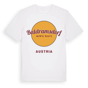 Baldramsdorf cirkel t-shirt – ekologisk bomull t-shirt från Pinshirt