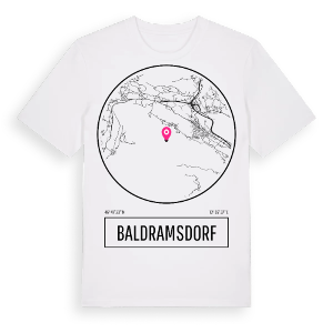 Baldramsdorf t-shirt – ekologisk bomull t-shirt från Pinshirt