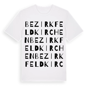 Bezirk Feldkirchen ordlek t-shirt – ekologisk bomull t-shirt från Pinshirt
