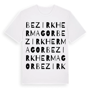 Bezirk Hermagor ordlek t-shirt – ekologisk bomull t-shirt från Pinshirt