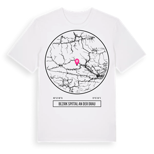 Bezirk Spittal an der Drau t-shirt – ekologisk bomull t-shirt från Pinshirt
