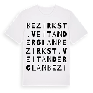 Bezirk St. Veit an der Glan ordlek t-shirt – ekologisk bomull t-shirt från Pinshirt