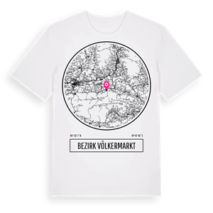 Bezirk Völkermarkt t-shirt – ekologisk bomull t-shirt från Pinshirt