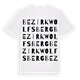 Bezirk Wolfsberg ordlek t-shirt
