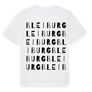 Bleiburg ordlek t-shirt – ekologisk bomull t-shirt från Pinshirt