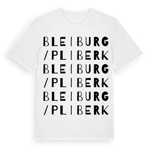 Bleiburg/Pliberk ordlek t-shirt – ekologisk bomull t-shirt från Pinshirt